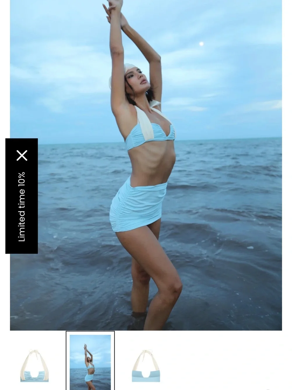 DIVINO SEAS FAHARI Bikini L Top / M BOTTOM